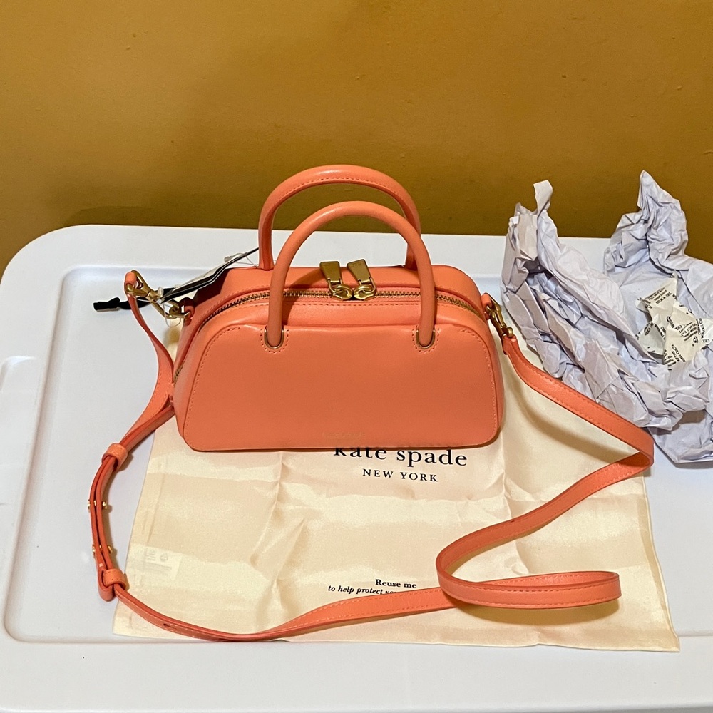 Kate Spade Grace small PinkMoon leather Shldr bag